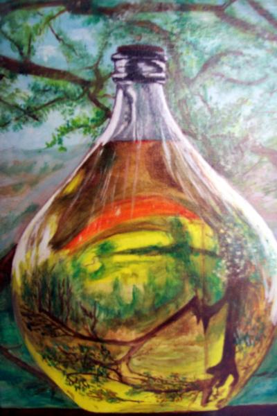 BOMBONNE D'HUILE D'OLIVES